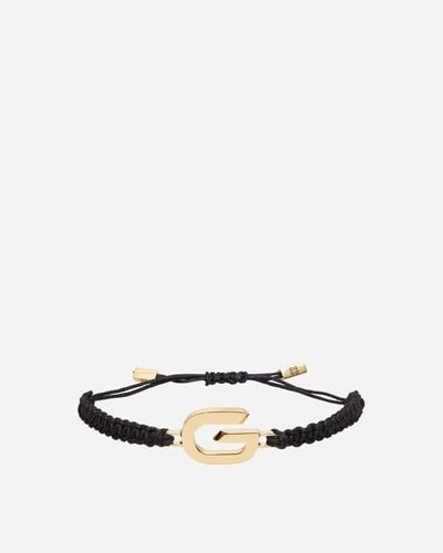 Givenchy G Link Cord Bracelet Black - White