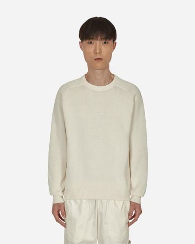 Noah Cotton Rib Knit Jumper - White