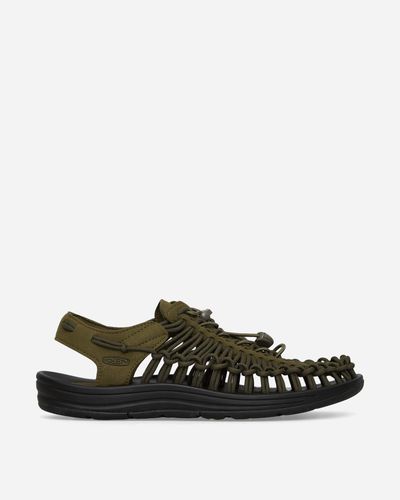 Keen Uneek Sandals Olive - Black