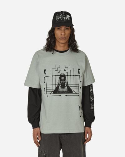 Cav Empt Overdye Cause And Effect T-shirt - Grey