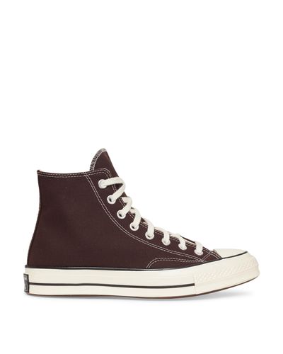 Converse Canvas Chuck 70 Hi Sneakers Dark Root/black/egret 44.5 in Brown  for Men - Lyst