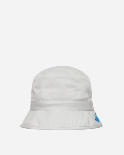 Baracuta Slowboy Bucket Hat Gray - White
