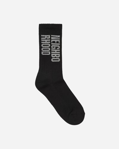 Neighborhood Id Logo Socks - Black