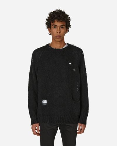 Undercover Distressed Sweater - Black