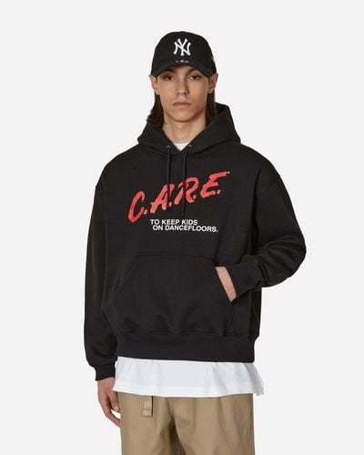 The Salvages C.a.r.e. Hooded Sweatshirt - Black