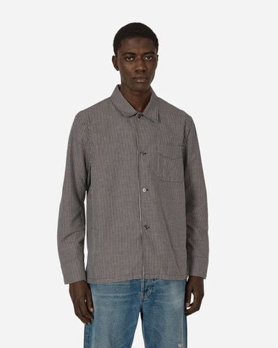 Our Legacy Box Longsleeve Shirt French Bistro - Grey