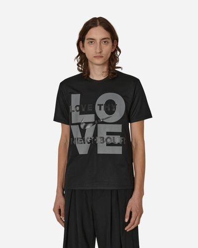 Comme des Garçons Nike Love Thy Neighbor T-shirt - Black