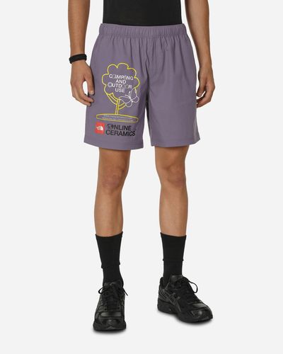 The North Face Project X Online Ceramics Class V Pull On Shorts Lunar Slate - Blue