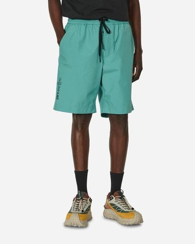 3 MONCLER GRENOBLE Day-namic Shorts Teal - Green