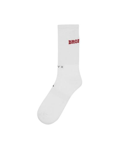 1017 ALYX 9SM Cotton Dropout Socks in White for Men - Lyst