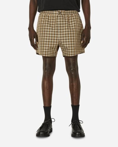 Umbro Plaid Shorts Brown / - Natural