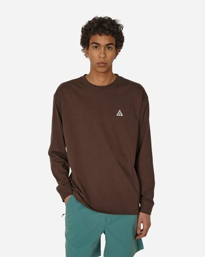 Nike Acg Longsleeve T-shirt Baroque Brown