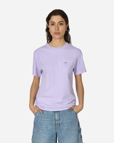 Noah Core Logo Pocket T-shirt Lilac Breeze - Purple