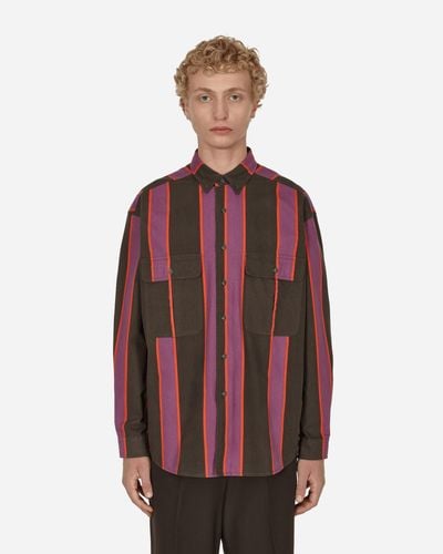 LEVIS SKATEBOARDING Stripe Longsleeve Shirt - Red