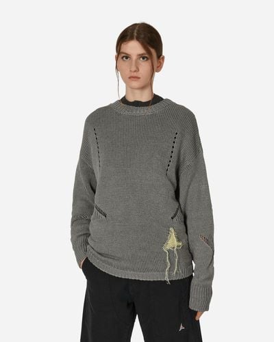 Roa Hemp Crewneck Sweater Gray