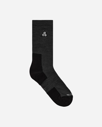 Nike Acg Everyday Cushioned Crew Socks Anthracite - Black