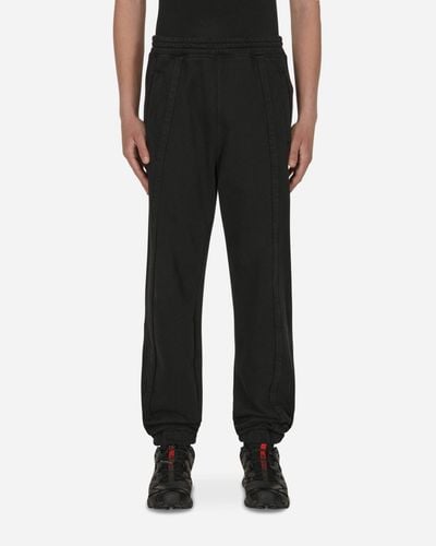 SLAM JAM Panel Basic Sweatpants - Black