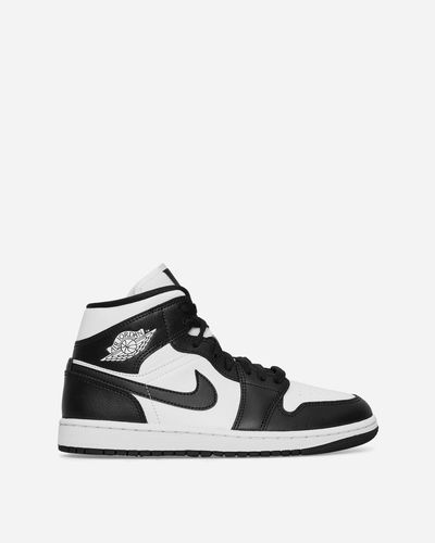 Nike Air Jordan 1 Mid Sneakers / Obsidian - White
