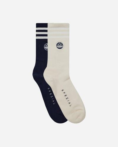 adidas Spzl Mod Trefoil Socks Night Navy / Wonder White