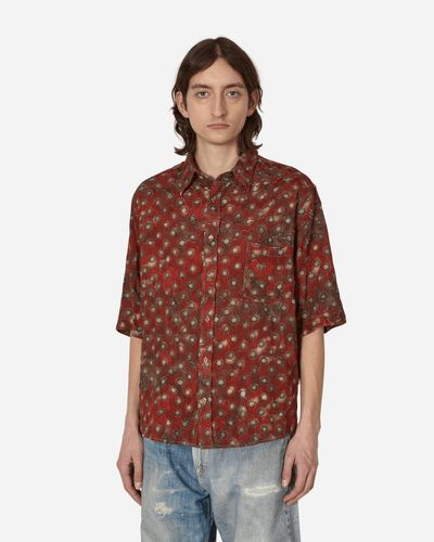 Acne Studios Printed Button-up Shirt - Red