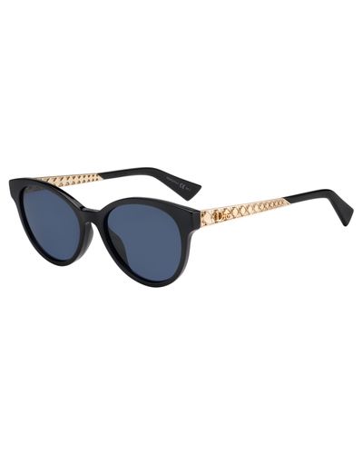 Dior Ama 7 Cat Eye Sunglasses in Blue | Lyst