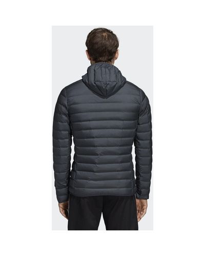 adidas Donsjas Varilite Soft Donsjack Met Capuchon in het Grijs voor heren  - Lyst