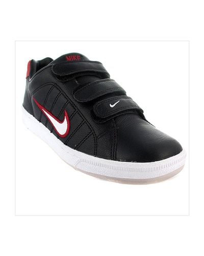mens nike strap trainers