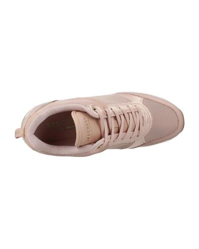 skechers million air up there wedge heel trainers