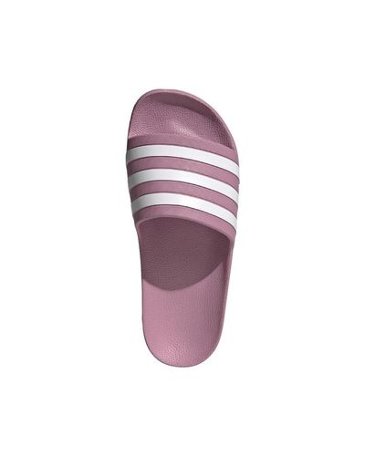 adilette aqua slides purple