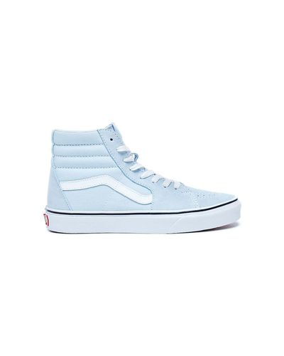 high top light blue vans