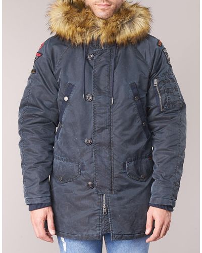 superdry commando heavy parka jacket