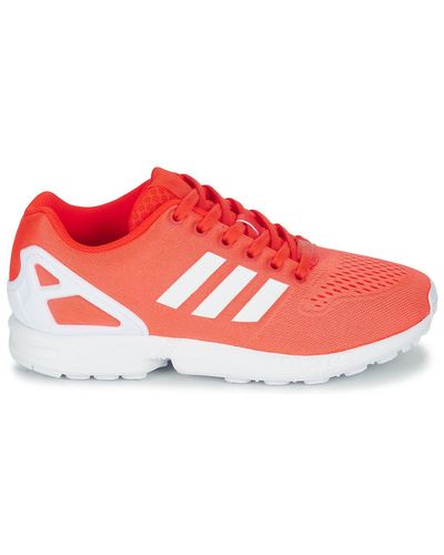 adidas Zx Flux Em Shoes (trainers) in Red - Lyst