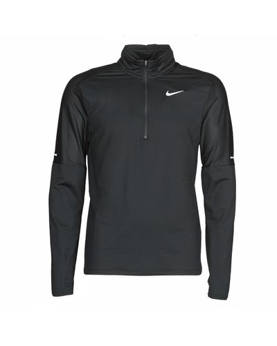 Nike Sweater M Nk Df Elmnt Top Hz in het Zwart voor heren - Lyst