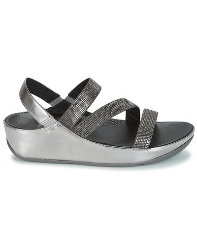 Fitflop Crystall Z-strap Sandal Women's Sandals In Grey in Grey - Lyst