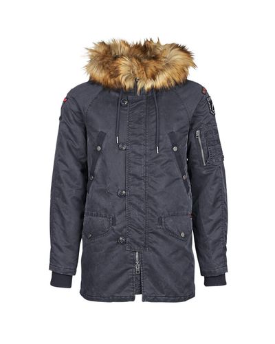 superdry commando heavy parka jacket
