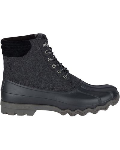 mens grey sperry duck boots