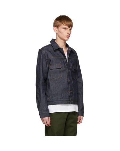 apc work jean jacket