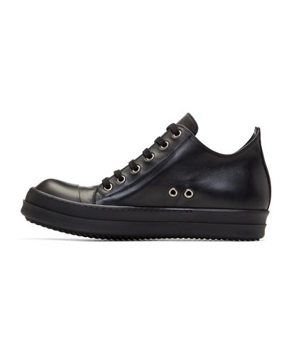 rick owens low leather