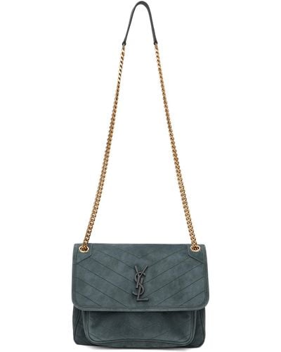 saint laurent niki suede bag