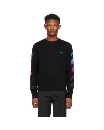 off white crewneck gradient