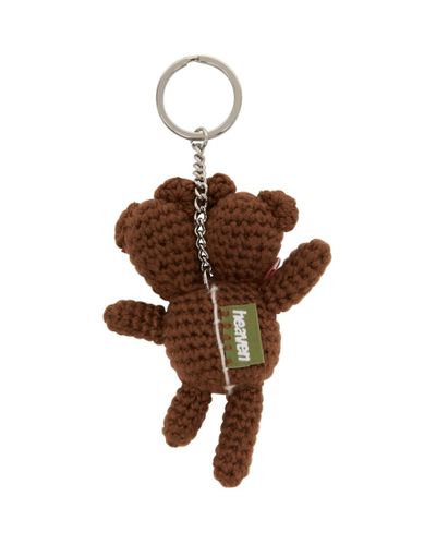 marc jacobs heaven brown bear trap charm pouch