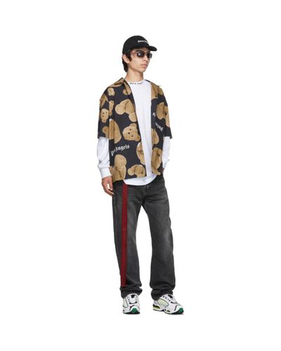 palm angels kill the bear bowling shirt