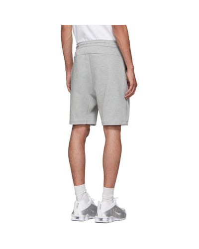 Nike Grey Tech Fleece Shorts in Grey for Men - Lyst