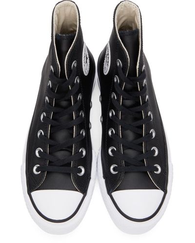 chuck taylor all star lift leather high top