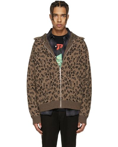 leopard hoodie mens