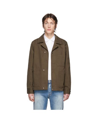 khaki twill jacket