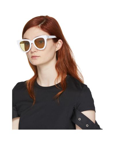Gentle monster white sunglasses Clearance