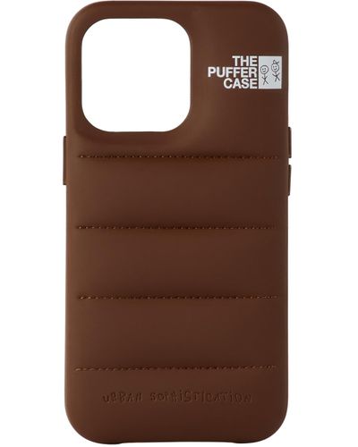 Urban Sophistication 'the Puffer' Iphone 13 Pro Case in Brown | Lyst