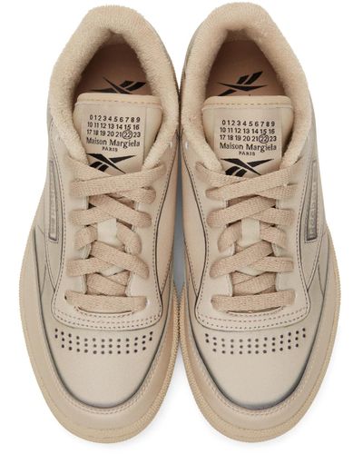 Maison Margiela Men's Natural Tan Reebok Edition Project 0 Cc Tl