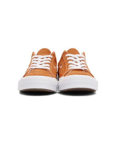 orange suede converse